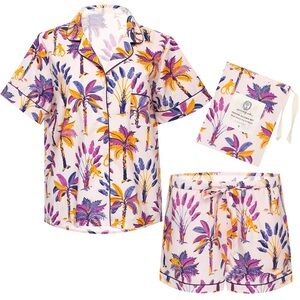 Printfresh Monkey Business Short Sleeve Pajama Set